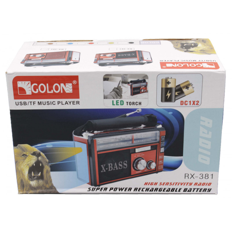 Радіоприймач Golon RX-382