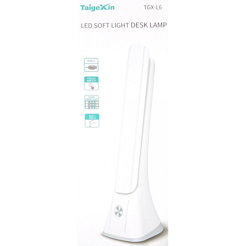 Настільна LED лампа акумуляторна TAIGEXIN TGX-L6