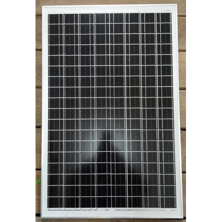 Сонячна панель SOLAR PANEL RB-SL60/ 72,5х74см/ індикація V та A / верх скло, рамка алюміній