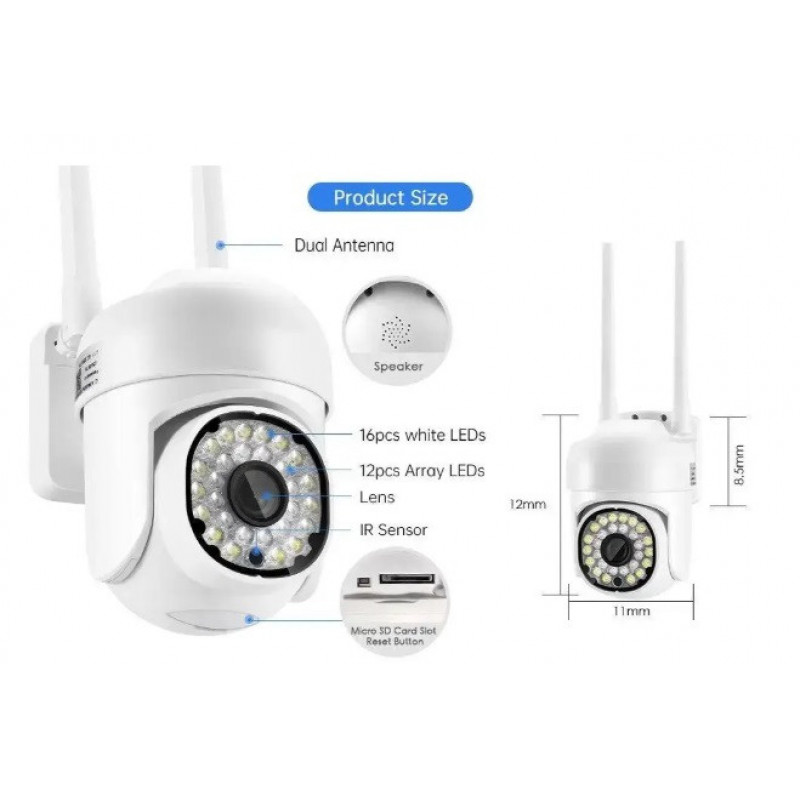 Камера відеоспостереження V60 TUYA (50)i / 4MP / Wi Fi / 8762