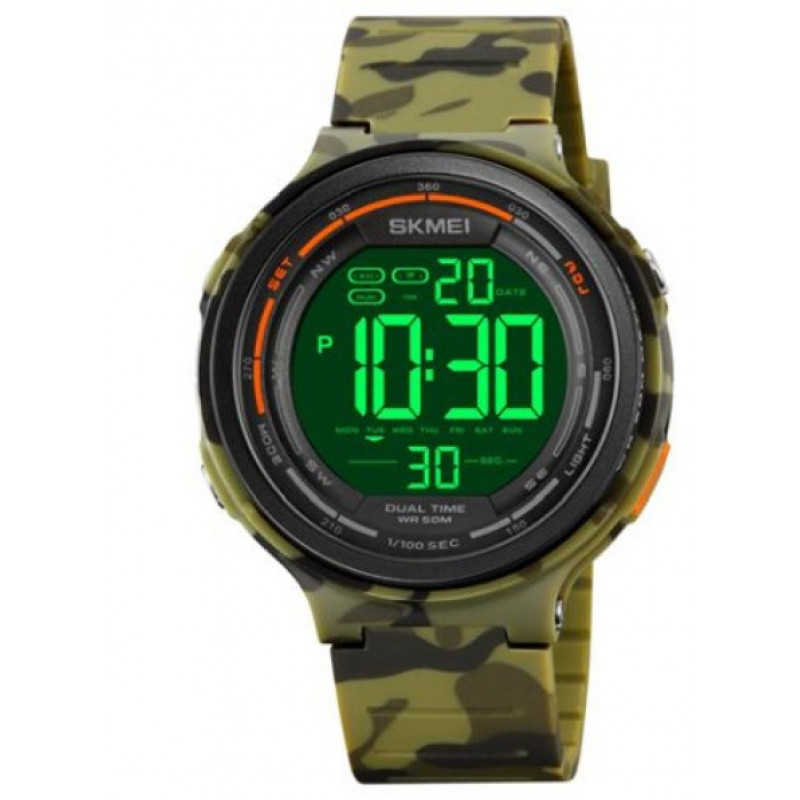 Часы наручные SKMEI 1841CMGN, ARMY GREEN CAMO