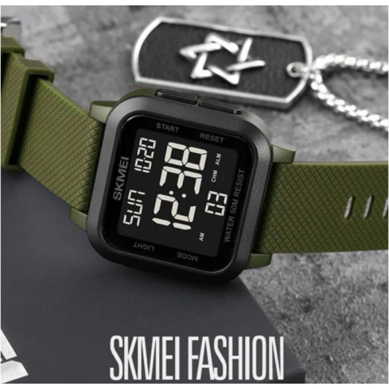 Наручні годинники SKMEI 1894AGBK, ARMY GREEN/BLACK