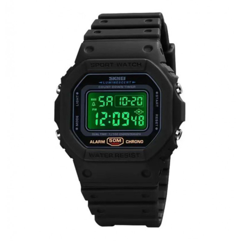 Часы наручные SKMEI 1628BKBK, BLACK-BLACK, 10256