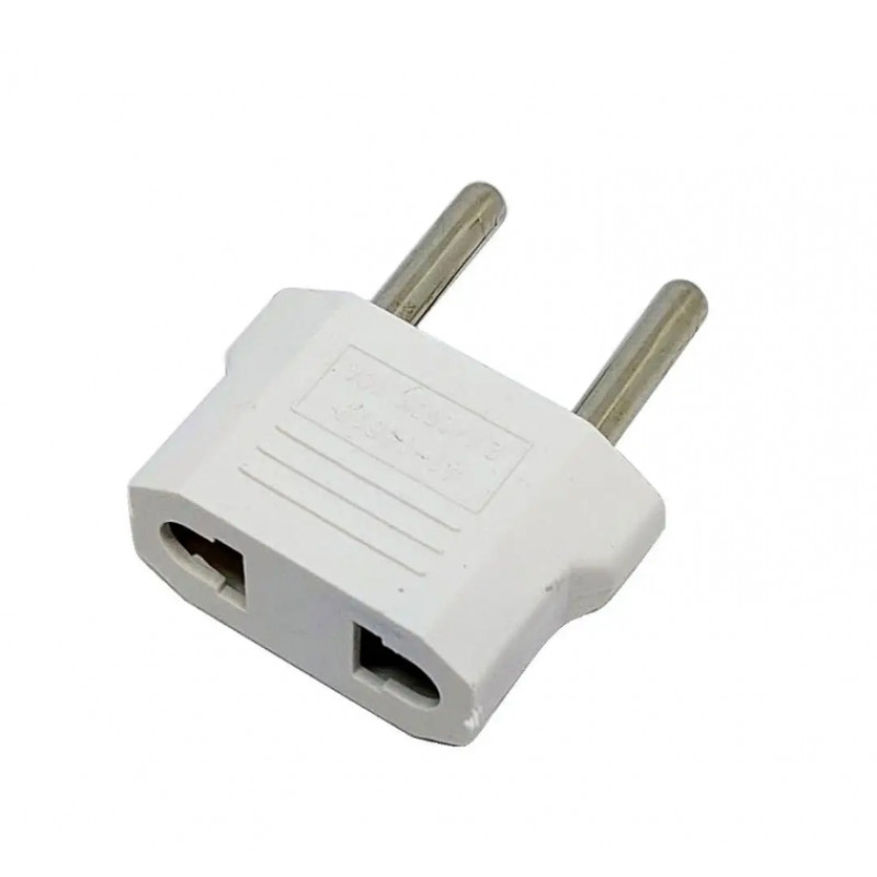 Переходник LXL с плоской и евро вилки, белый/ 115WH