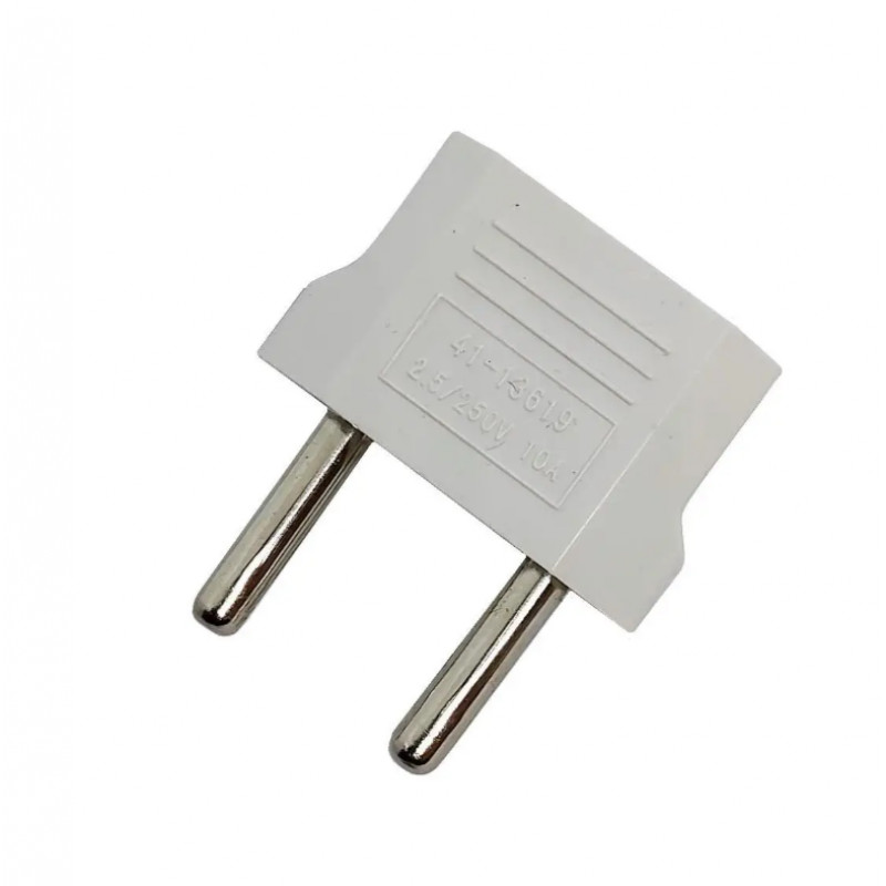 Переходник LXL с плоской и евро вилки, белый/ 115WH