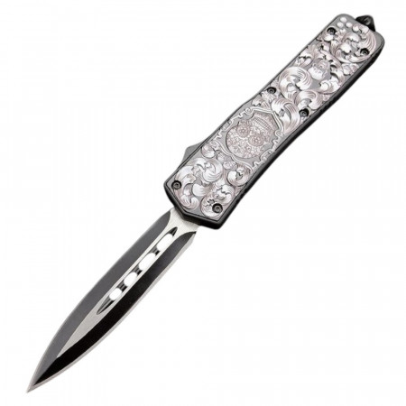 Нож выкидной фронтальный MicroTech 360 Skull