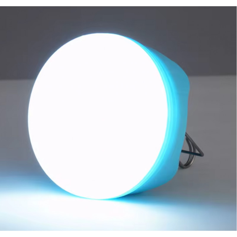 Фонарь для кемпинга LED-6, 300W, аккумулятор, ЗУ Type-C, солнченая панель, крюк