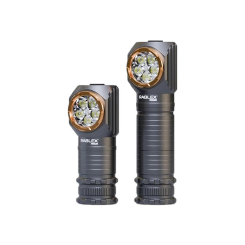 Ручний ліхтар Rablex RB928, Білий + Червоний, 5*P35 LED, ЗП Type-C,