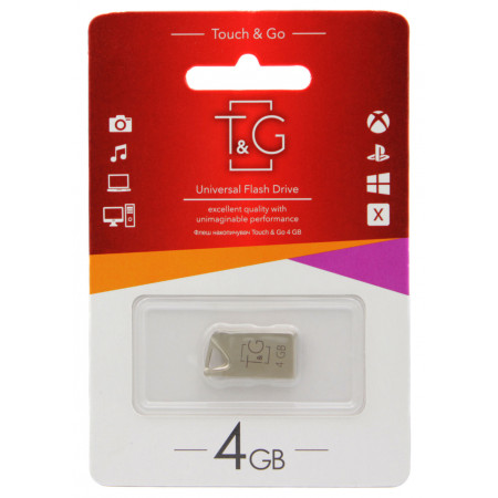 USB флеш накопитель T&G металл серия 4GB/ TG109-4G (Гарантия 3 года)