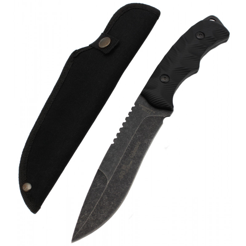 Ніж мисливський Columbia MattBlack 2632