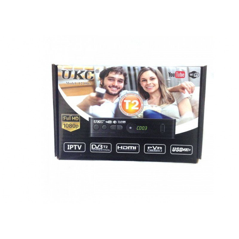 ТВ-ресивер тюнер UKC DVB-T2 0967 /wifi / 4940