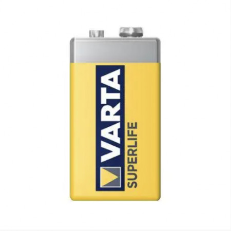 Батарейка Varta Superlife Крона 6F22/ 9V / техніка / соляна