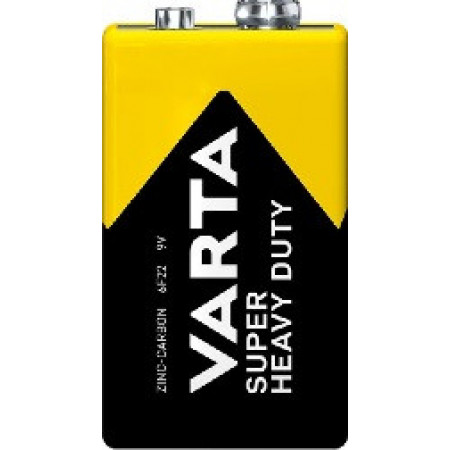 Батарейка VARTA Крона 6F22 / 9V / соляна (Термін до 07.24)