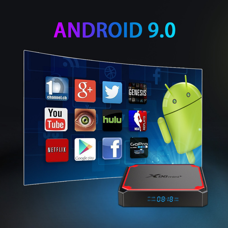 Смарт ТВ-приставкам X96 mini PLUS 2/16Гб, S905W4, Android, WI-FI
