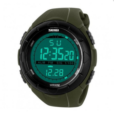 Годинники наручні SKMEI 1025AG, ARMY GREEN, 6032