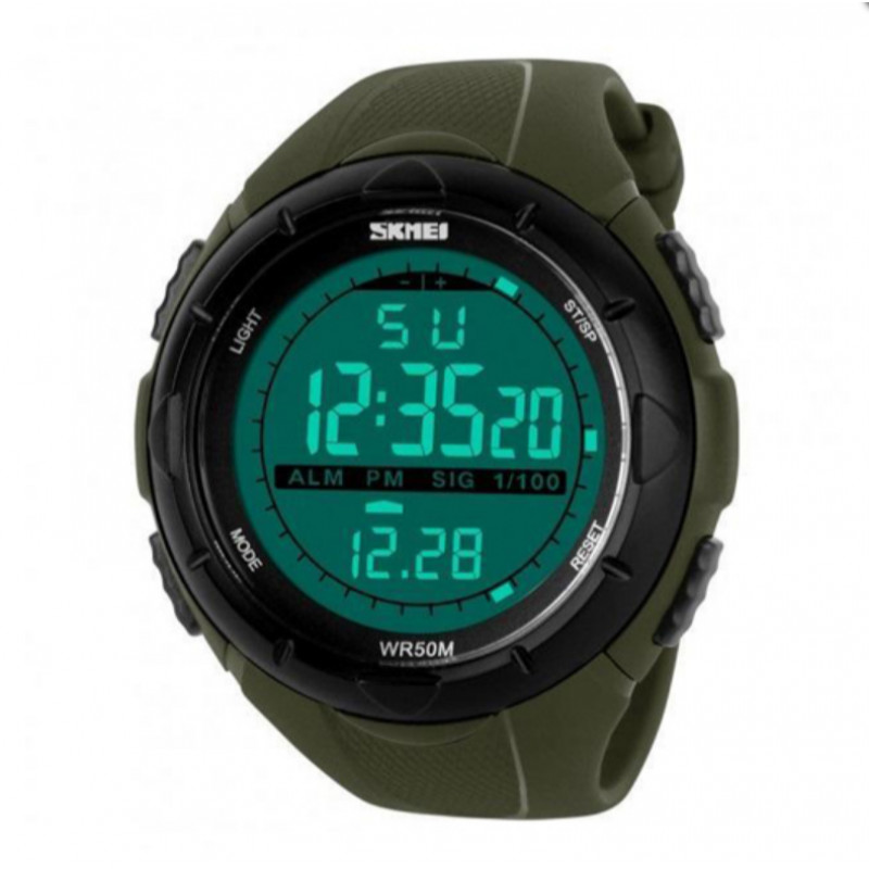 Годинники наручні SKMEI 1025AG, ARMY GREEN, 6032
