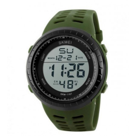 Годинники наручні SKMEI 1167AG, ARMY GREEN, 9291