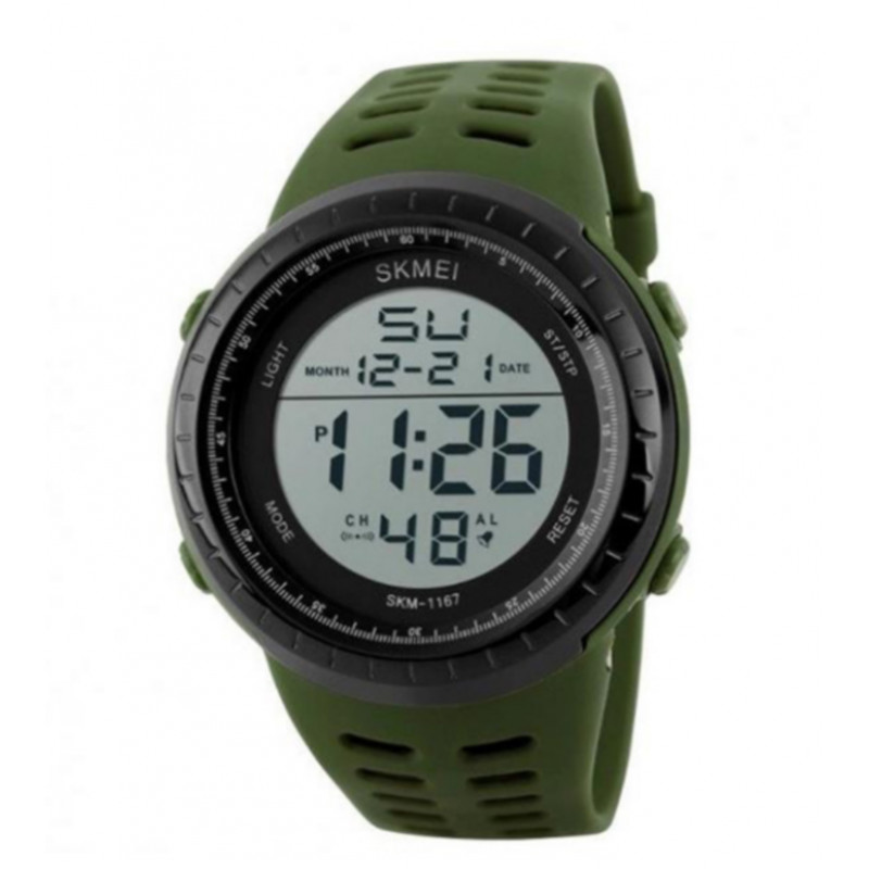 Годинники наручні SKMEI 1167AG, ARMY GREEN, 9291