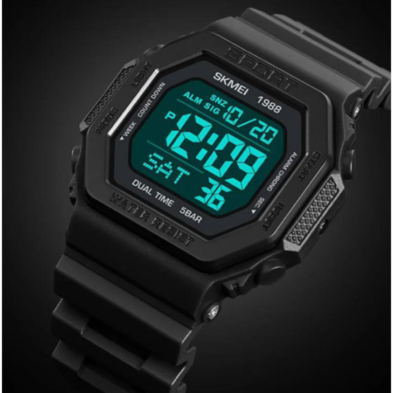 Часы наручные SKMEI 1988BK, BLACK, 10282