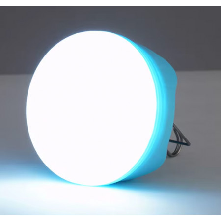 Фонарь для кемпинга LED-7, 200W, аккумулятор, ЗУ Type-C, солнченая панель, крюк