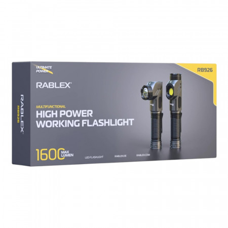 Ручной фонарь Rablex RB926, SST40 LED, ЗУ Type-C, магнит