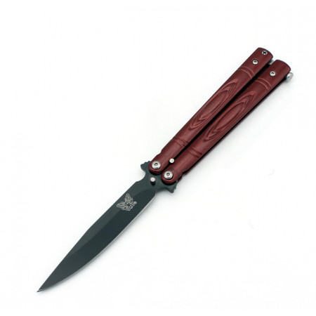 Нож бабочка Benchmade красный