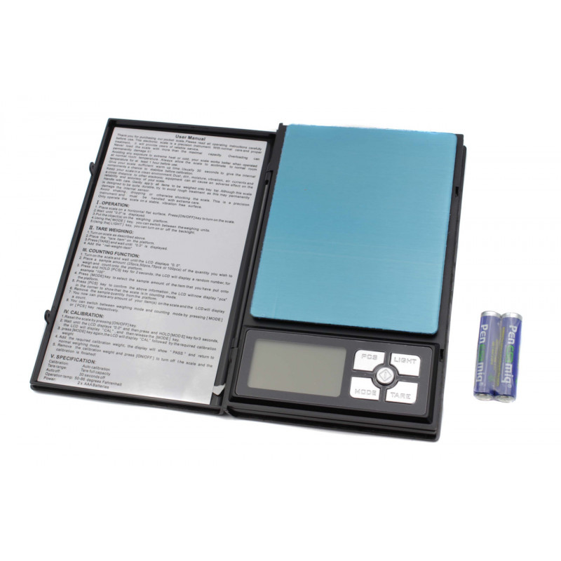 Ювелірні ваги 6296A/1108-5, 500г (0,01г) / NOTEBOOK