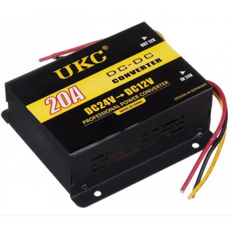 Преобразователь UKC DC/DC 24v-12v 20A / 3397