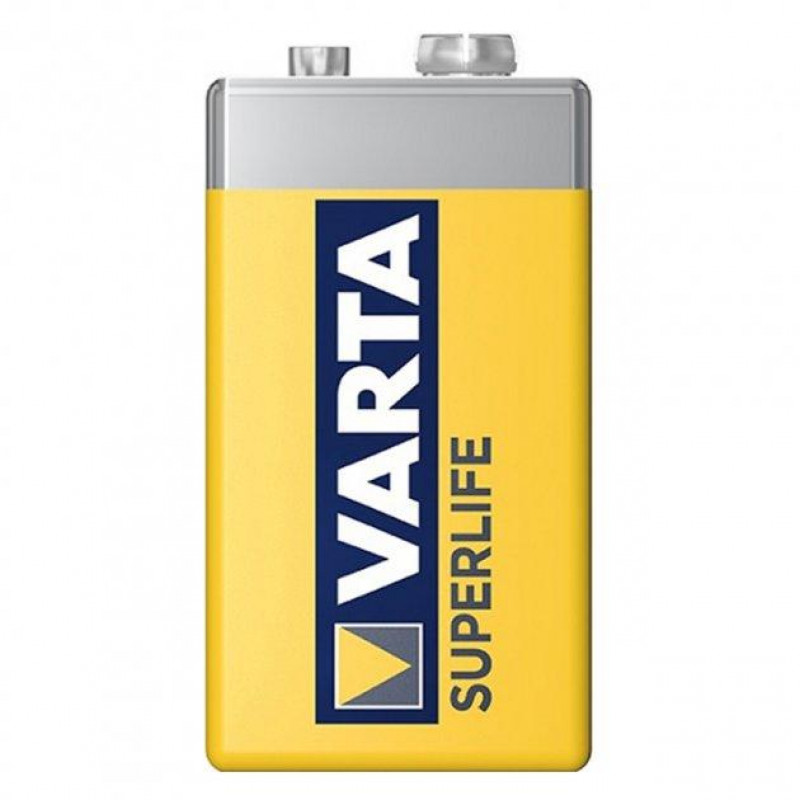 Батарейка Varta Superlife Крона 6F22/ 9V / соляная / БЛИСТЕР