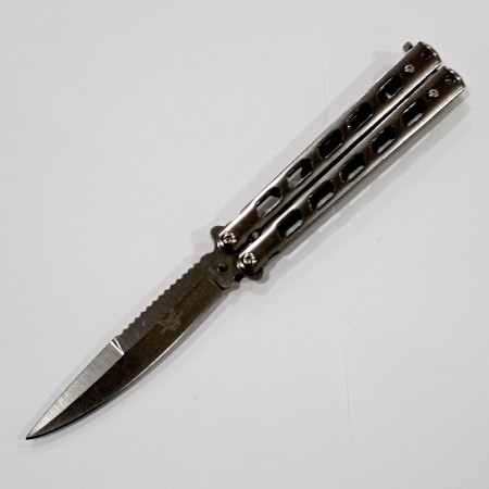 Ніж метелик A1004 Silver