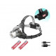 Налобный фонарь Bailong BL-8003-P50, 2x18650, зум, ЗУ microUSB,
