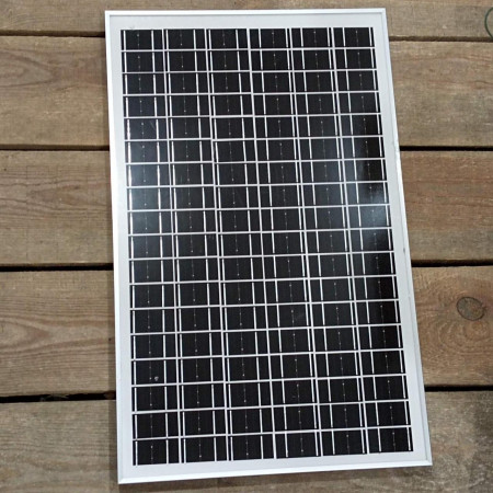 Сонячна панель SOLAR PANEL RB-SL30 / 30W 18V 58х36см / верх скло, рамка алюміній