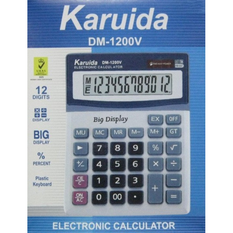 Калькулятор Karuida DM-1200V
