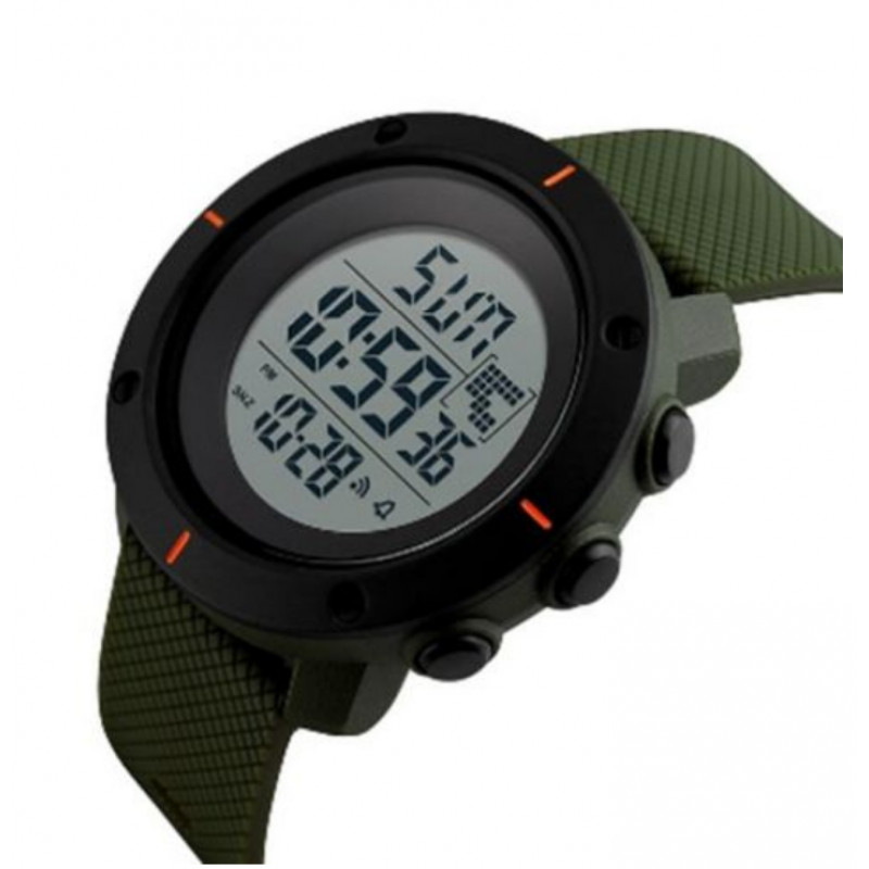 Годинники наручні SKMEI 1213AG, ARMY GREEN BIG SIZE, 9736