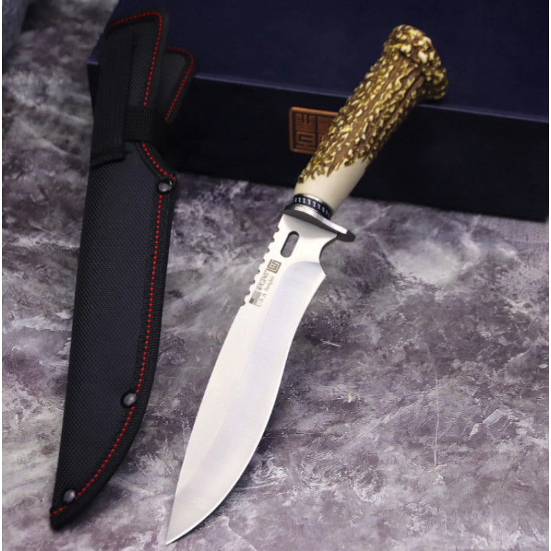 Нож охотничий Damascus 141