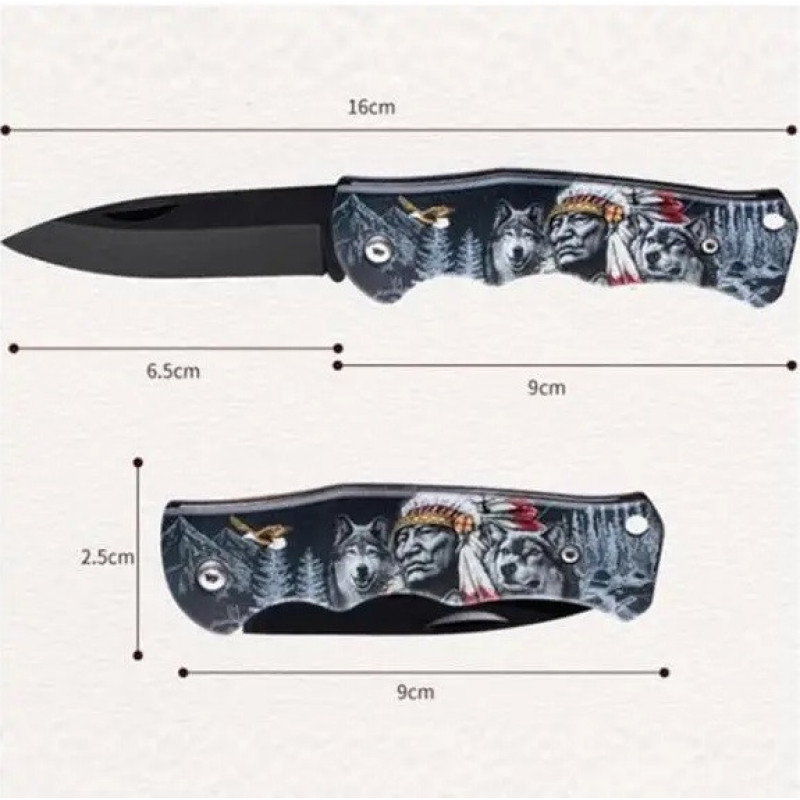 Нож складной Knifes Skull 4760X -4