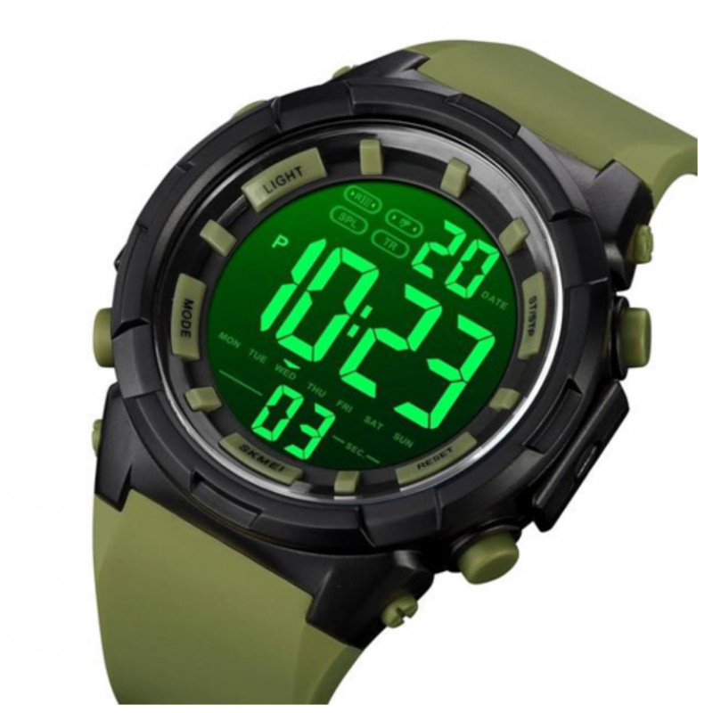 Часы наручные SKMEI 1845AG, ARMY GREEN, 9283