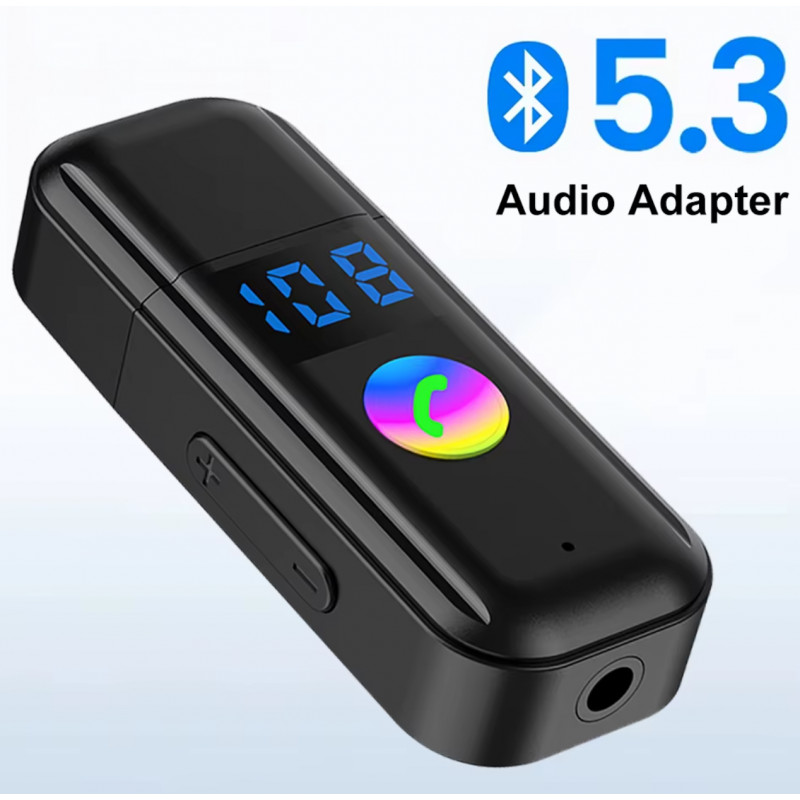 Безпровідний адаптер Bluetooth-приймач BT960/ 3,5ММ JACK, HANDSFREE В АВТО/ 4690