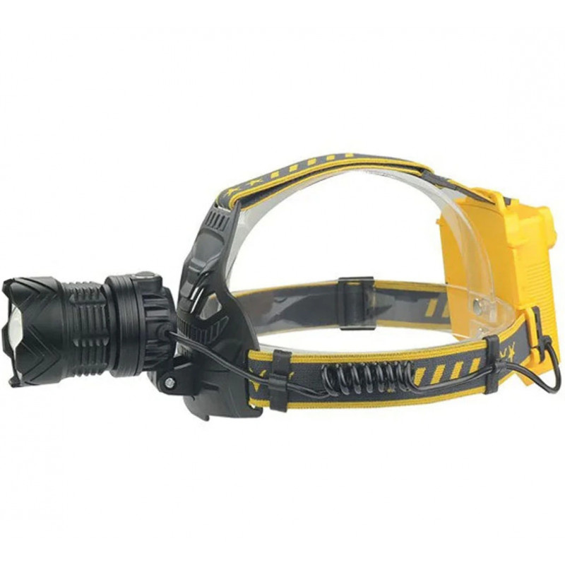 Налобный фонарь Bailong PL-143, HT-804-P90, 3x18650, Type-C, Zoom