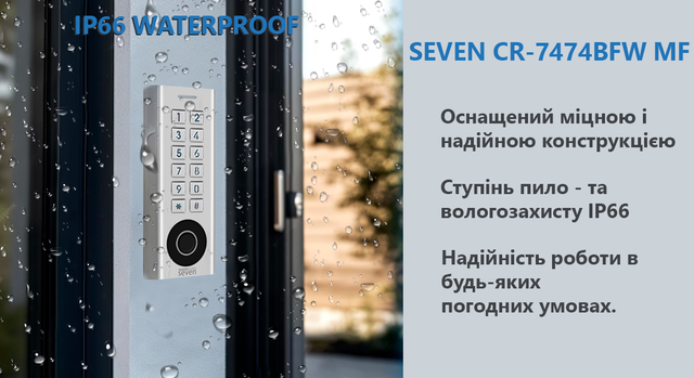 Модель має пиле та вологозахист