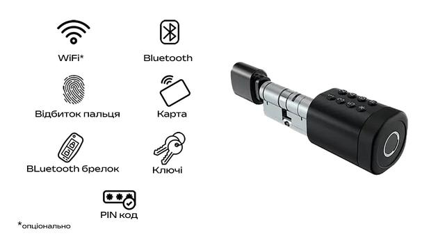Способи відкриття електронного замка SEVEN LOCK SL-7774BF