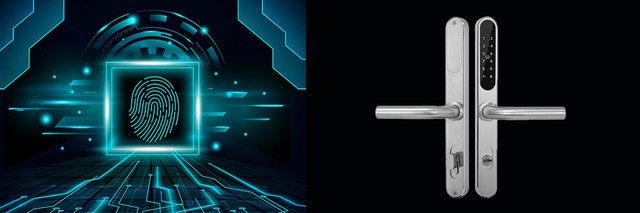 Розумний дверний біометричний замок SEVEN LOCK SL-7761BF